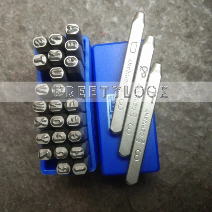 

Gilaa!!! Huruf Ketok 3 Mm Stamp Punch Letter A - Z Masus Germany Diskon