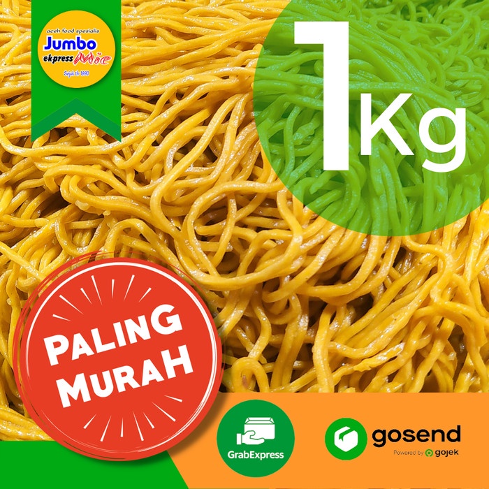 

PROMO Mie aceh mentah kuning lidi instan soto hokkian murah kiloan - 500g