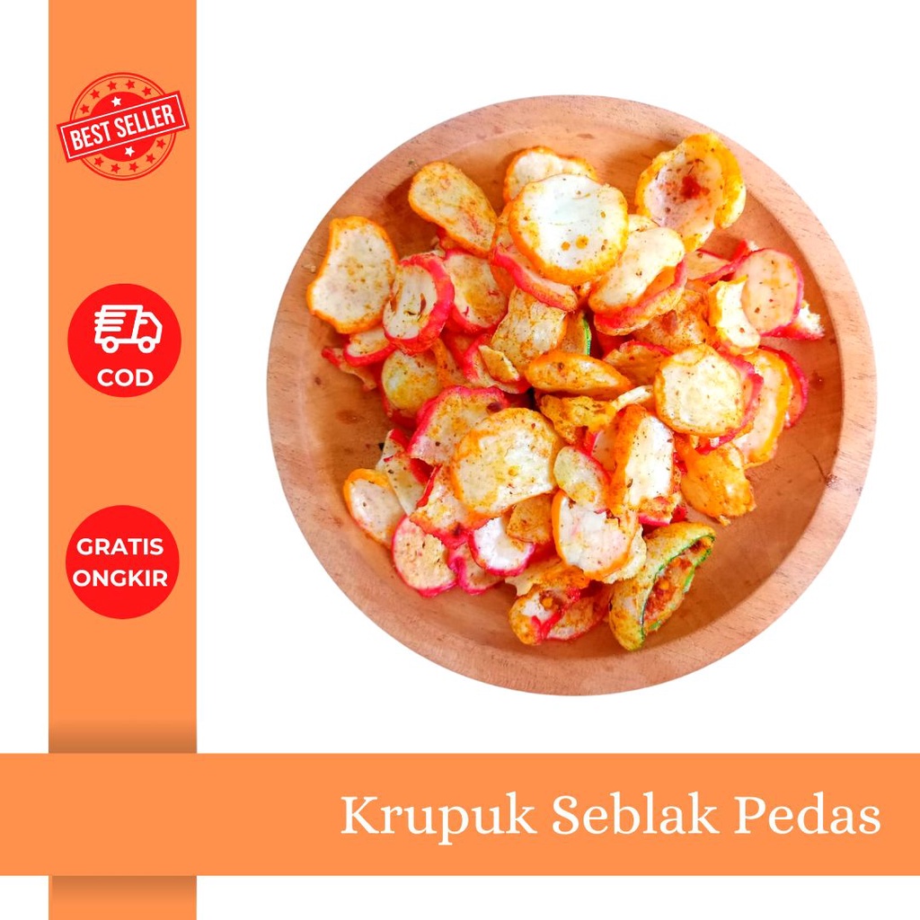 

KERUPUK SEBLAK KERING PEDAS 1 KG