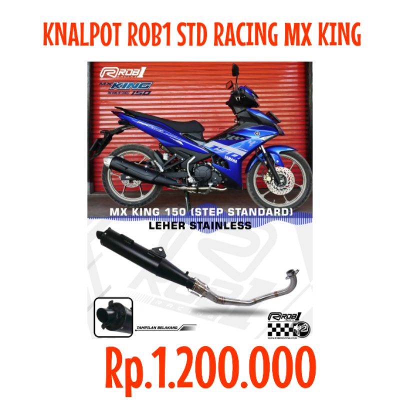 Knalpot ROB1 Standart Racing Mx King