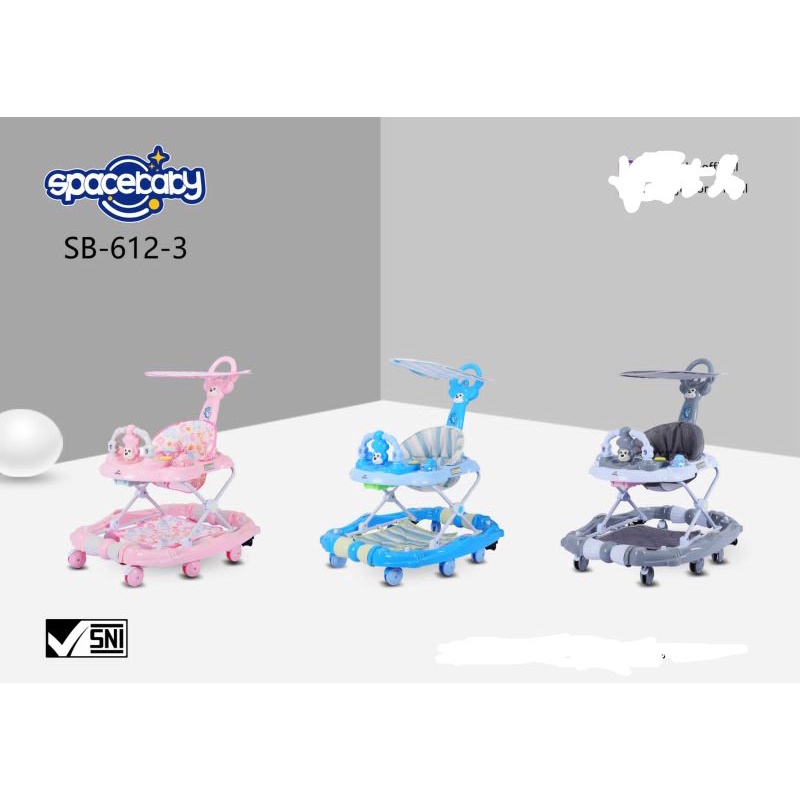 Baby Walker Bayi Spacebaby Murah Roda Bayi