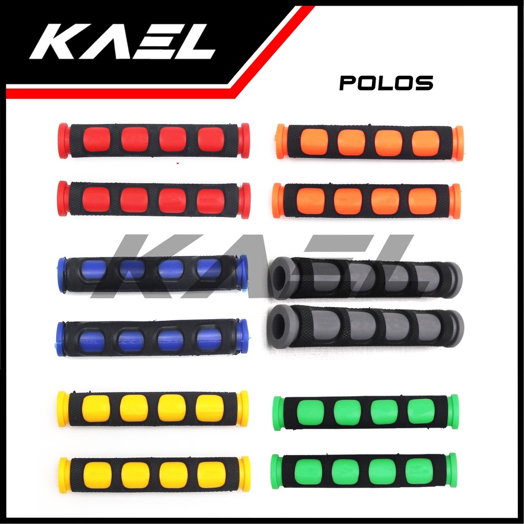 Karet Handle Jari Rem-Kopling Universal Motor Bebek-Matic-Sport Handel Domino Variasi Warna Cover Busa Merah-Abu-Orange-Biru-Hijau-Kuning