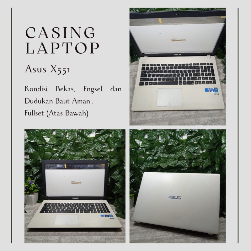 Casing Laptop Asus X551 Kondisi Bekas 98% Mulus
