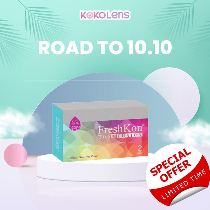 Softlens Freshkon Colors Fusion Softlens Warna (Bulanan) Lensa Kontak Warna