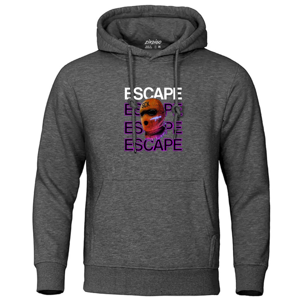 COD Sweater Hoodie Distro Escape Premium Quality Sablon Printing Hoodie Pria &amp; Wanita Hoodie Gambar Hoodie Termurah Terlaris