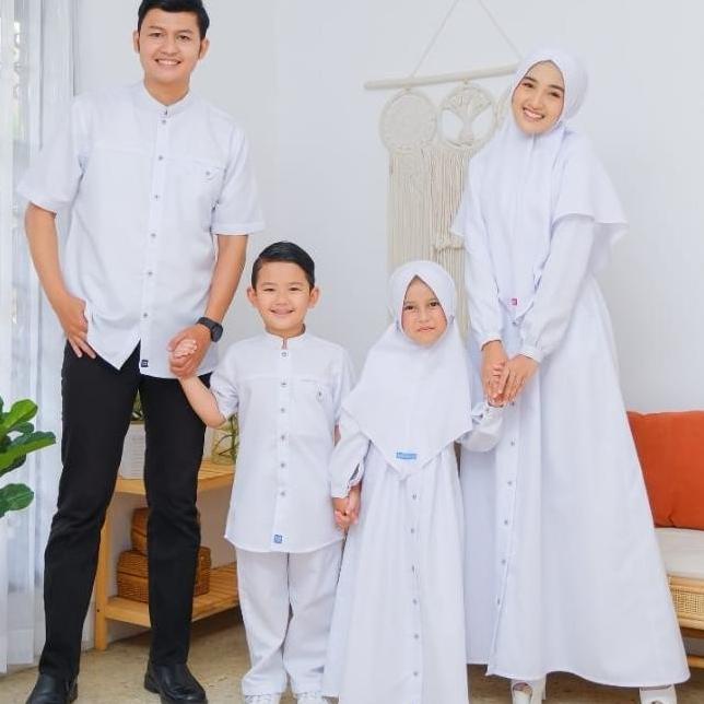 Gamis Putih Azma Baju Muslim Manasik Anak Remaja Perempuan Ori Nubi Nurulhiidayah27