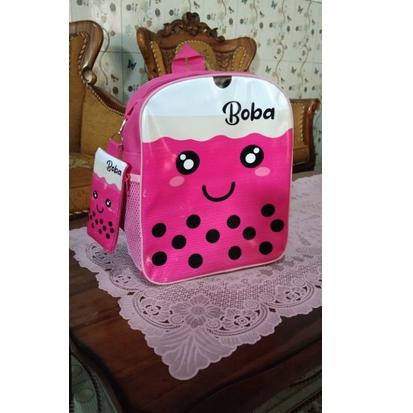 Chekout Tas Anak Karakter Boba/Tas Anak TK/SD/Tas Anak Karakter