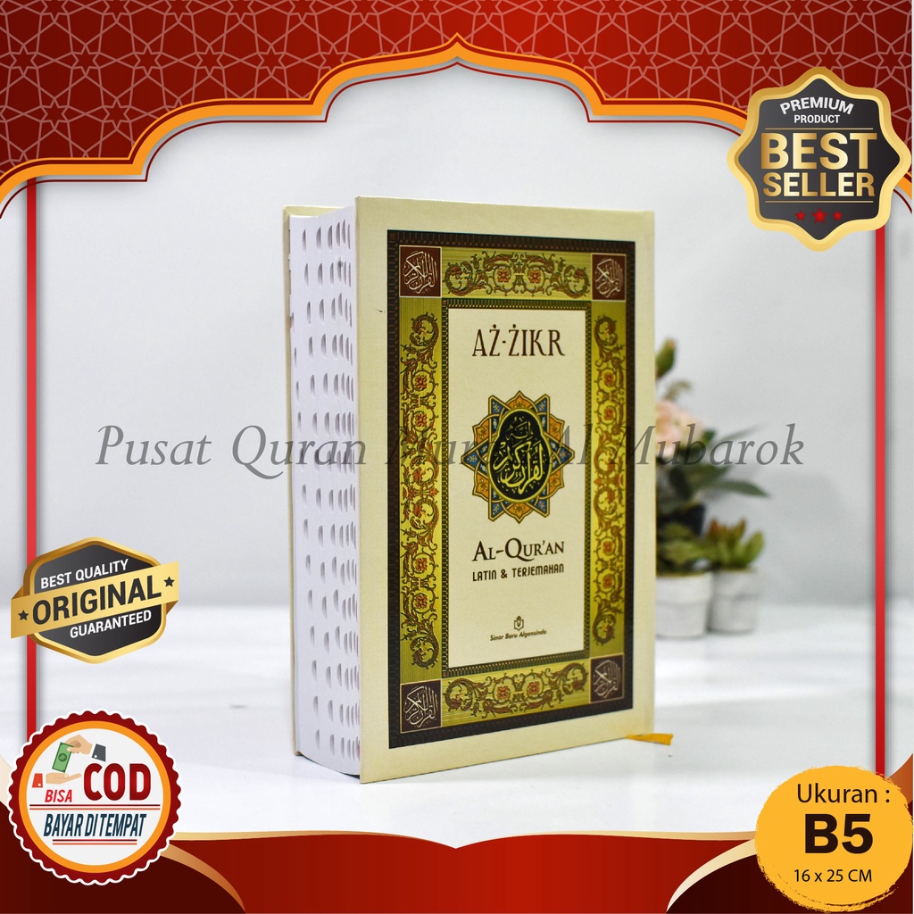 Alquran Latin Terjemahan Perayat Ukuran B5 (25X18Cm) Sinar Baru Algensindo Alquran dan Terjemah Lati