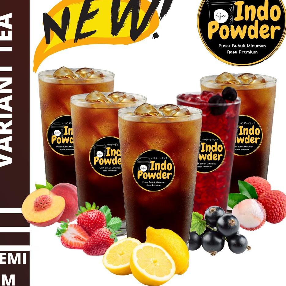 

HARGA GROSIR FREEZ'U PREMIUM BLACKCURRANT TEA 1Kg - Bubuk Minuman BLACKCURRANT TEA 1Kg - BLACKCURRANT TEA Powder !!!