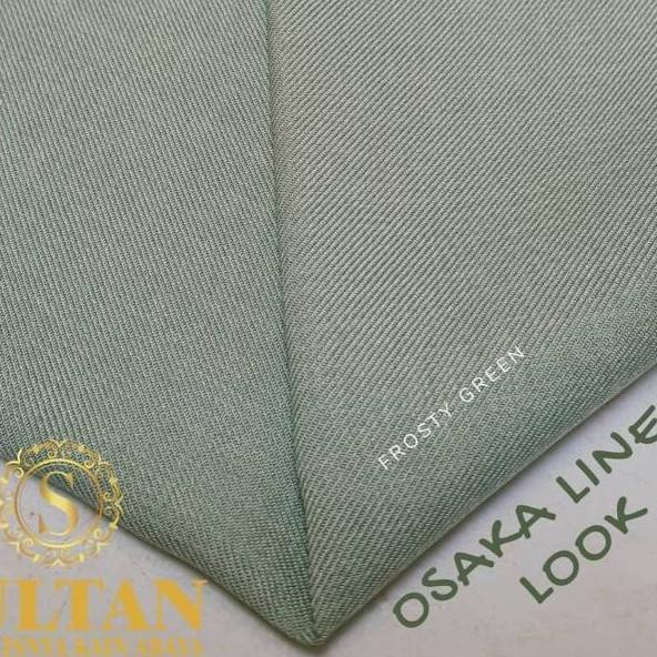 50CM OSAKA LINEN LOOKS WARNA FROSTY GREEN (MINT) KAIN SULTAN ◦ NWG.18Oc22ν