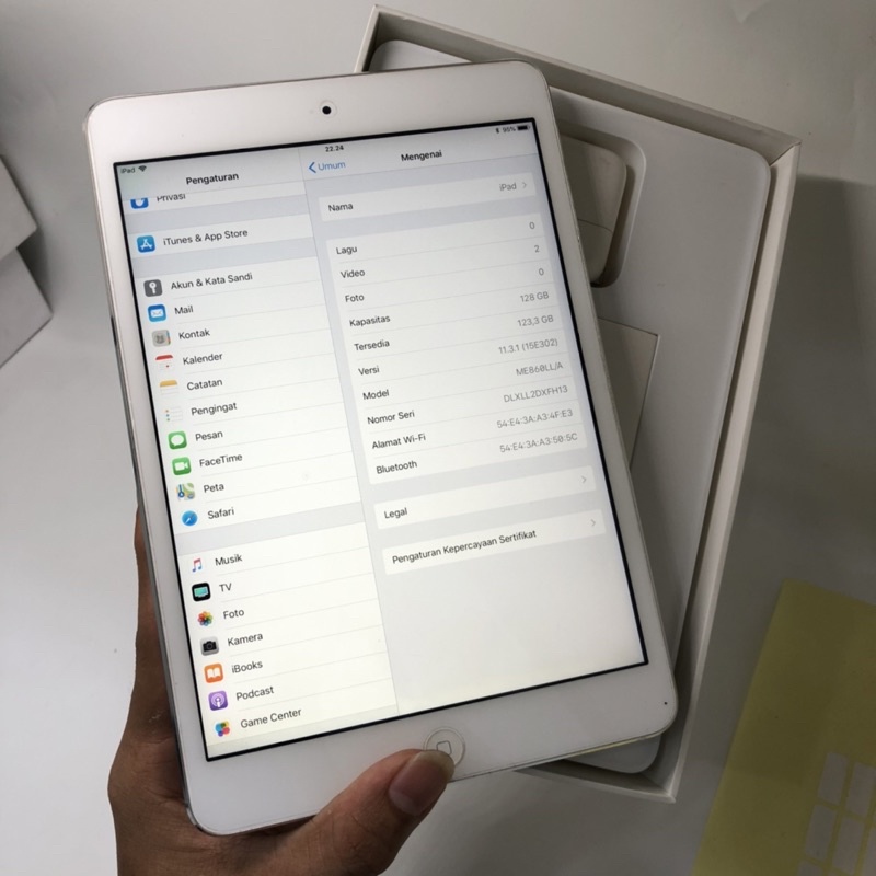 iPad Mini 2 16,32,128GB wifi Cell Second