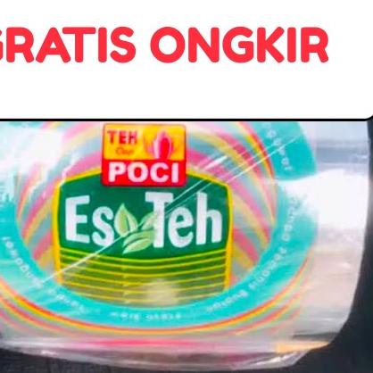 Quality Control✅mm- GRATIS ONGKIR & TERMURAH lid sealer teh poci 2000pcs ROLL plastik seal cup gelas