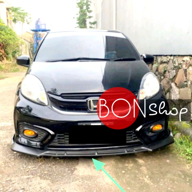 [Bisa COD ] front lips khusus honda Brio tahun 2016-2022
