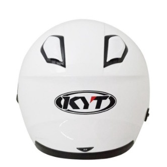 KYT KYOTO R SOLID WHITE ( ORIGINAL )-HELM KYT KYOTO SOLID R WHITE | KYT KYOTO R WARNA POLOS