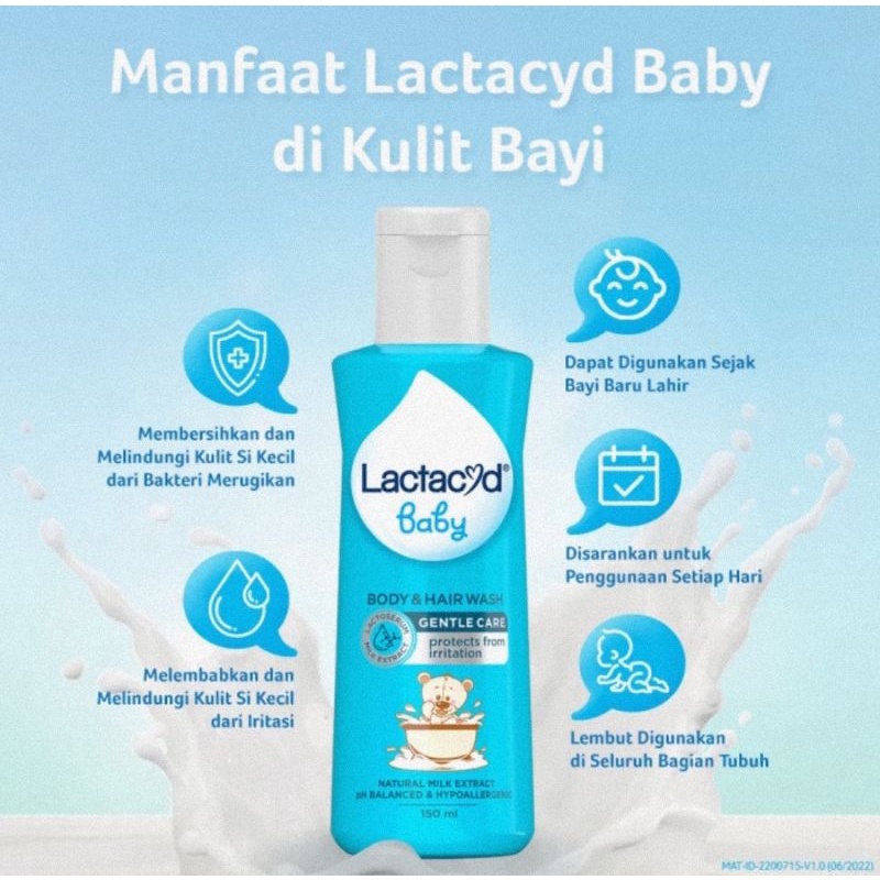 Lactacyd Baby Gentle Care 60 ml - Sabun Bayi Melindungi Dari Iritasi