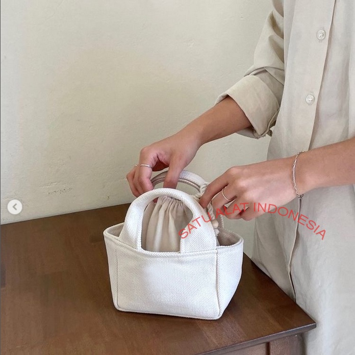 SATU ALAT Hand Bag KYOTO 100% Canvas Premium Tebal Tas Kanvas