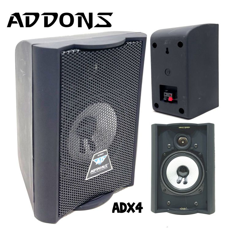 Speaker monitor pasif addons adx4 4 " inch original sepasang
