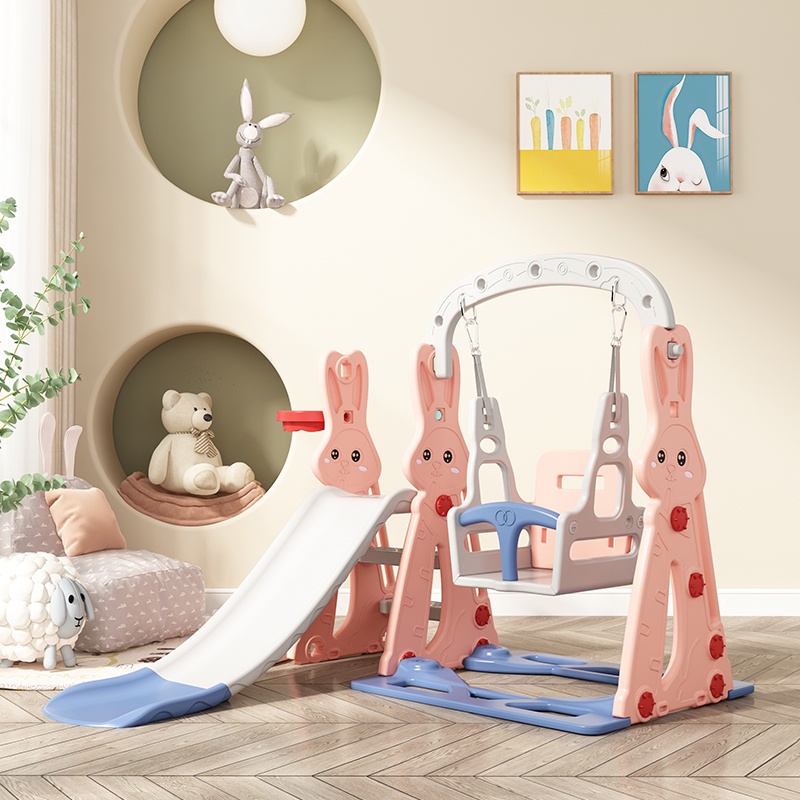 Bunny Slide 3in1 - Mainan Ruang Bayi Anak Kecil Perosotan Kelinci Slide - Prosotan Kelinci Lucu Slid