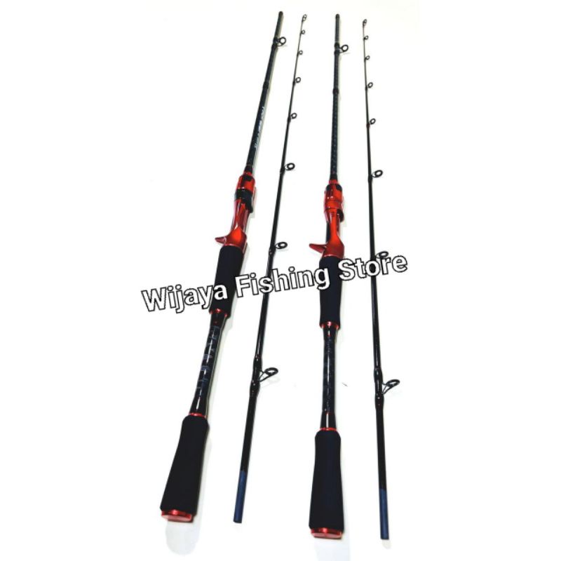 Joran Pancing Oncak Red Shift BC 180 ATASAN CARBON SOLID
