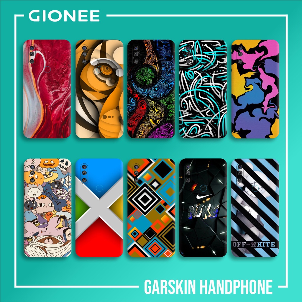 GIONEE K6 SKIN GARSKIN CASE PROTECTOR DAPAT 2 PCS FREE CUSTOM GAMBAR BEBAS BISA COD
