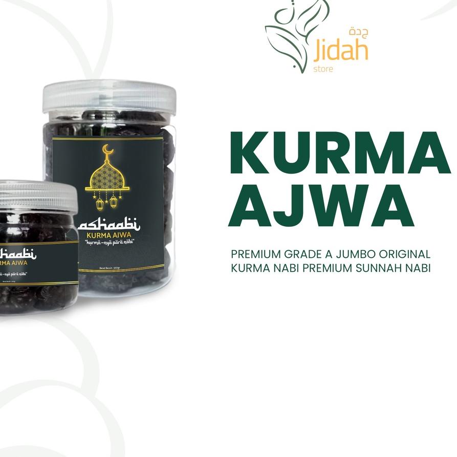 

TR6✢ Kurma Ajwa Premium Grade A Toples Kurma Sunnah Rasul Kurma Hitam Black dates Hampers Lebaran Idul Fitri Barang Laris