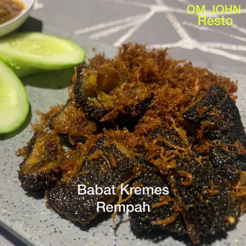 

Paket 500g Babat goreng kremes rempah OM JOHN Resto Frozen