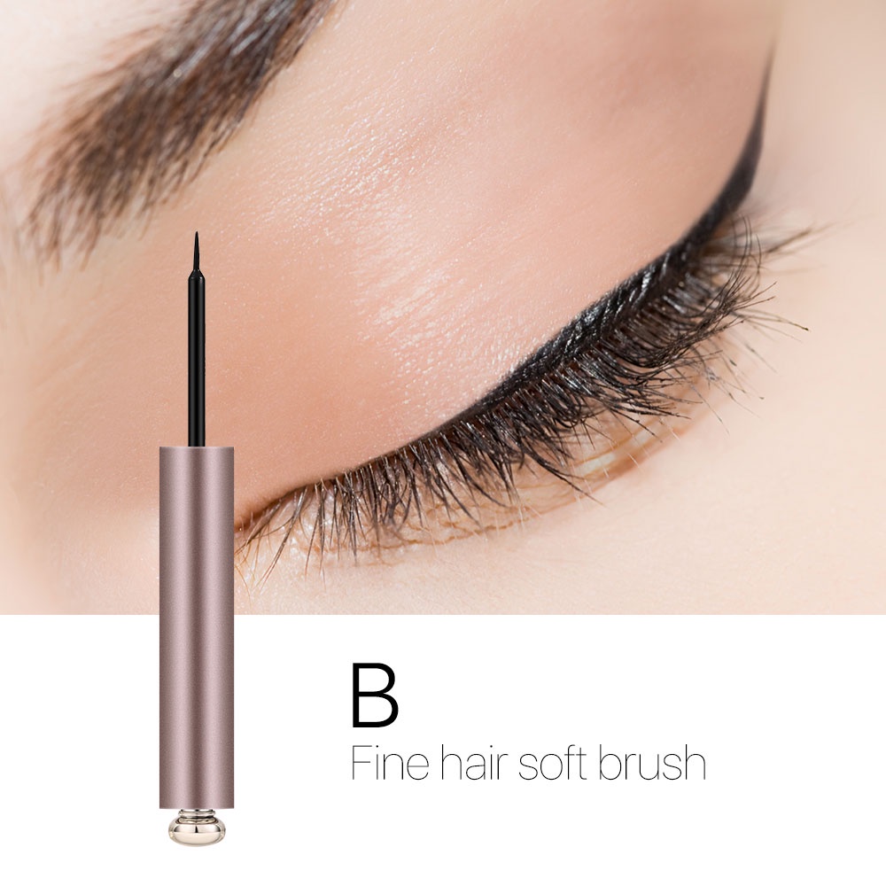 O.TWO.O Liquid Eyeliner Waterproof Long Lasting Eyeliner Pencil Black