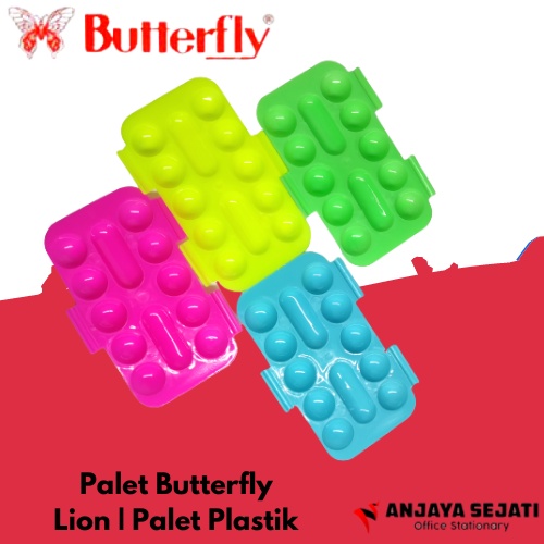 

Palet Butterfly Lion | Palet Lukis| Palet Cat Air| Perlusin (12pcs)