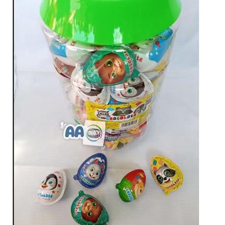 

Buruan Beli--CHOCOLATE ANIMAL EGG LIANGGUI TOPLES ISI 60 X 10 GR