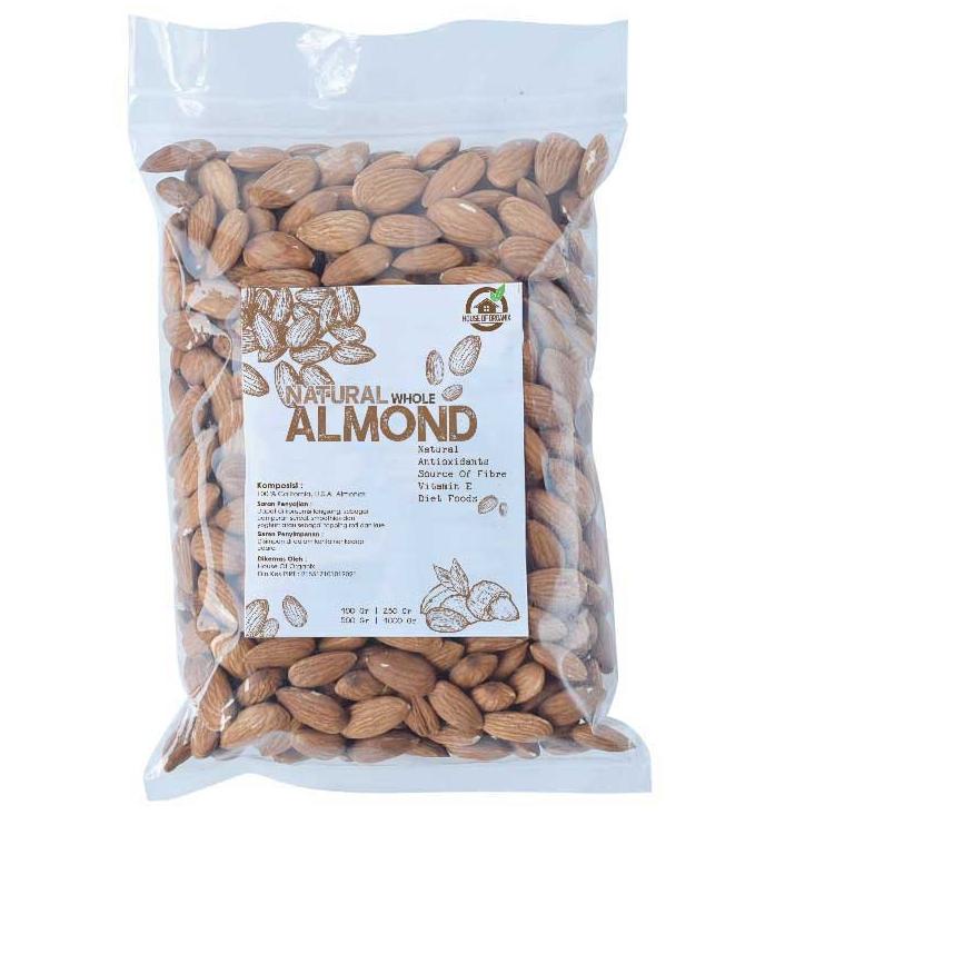

limited STOCK!Raw almond 250 Gr mentah|SQ8