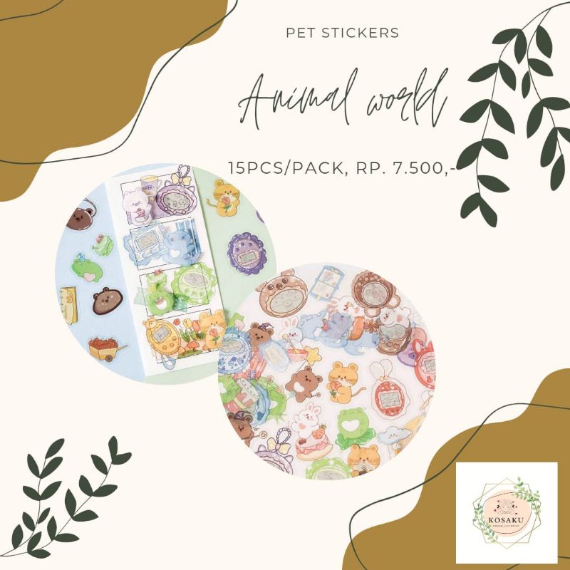 

Sticker aesthetic Animal world