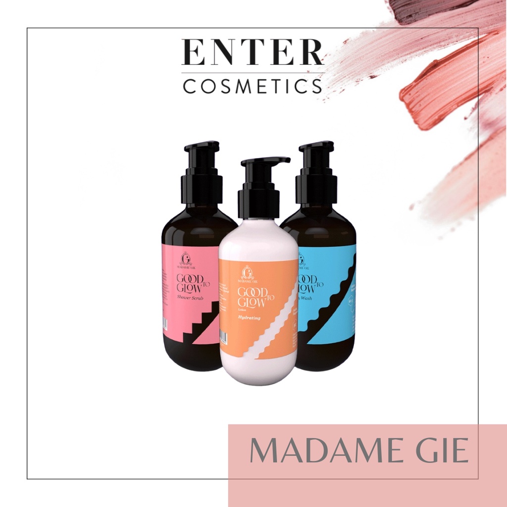 Madame Gie Good To Glow Shower Scrub | Body Wash | Lotion