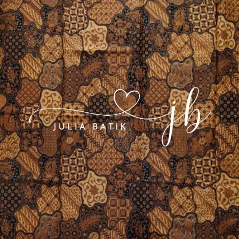 SEKAR JAGAD/KOMBINASI TULIS/BATIK SOGAN SOLO KLASIK MOTIF SEKAR JAGAD