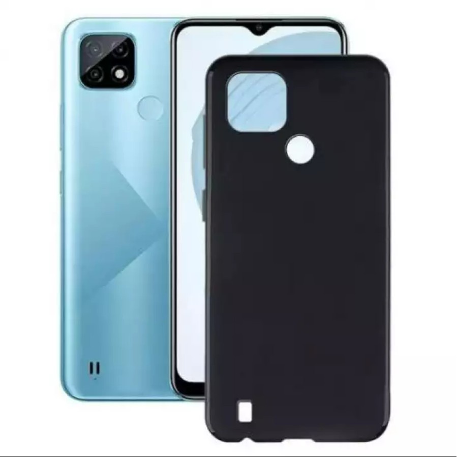 Case Hitam REALME C53 C55 C33 C35 C31 C30s C30 C25 C25s C25Y C21 C21Y C20 C17 C15 C12 C11 10 9[5G] 9i 9-Pro 9Pro+ 8 Pro 8i 8[5G] 7 7i Softcase Black Gelap Soft Premium Bagus Sofcase SLim Fit TPU Tipis Seperti Tidak Pasang Casing Belakang 4G Plus i S Y