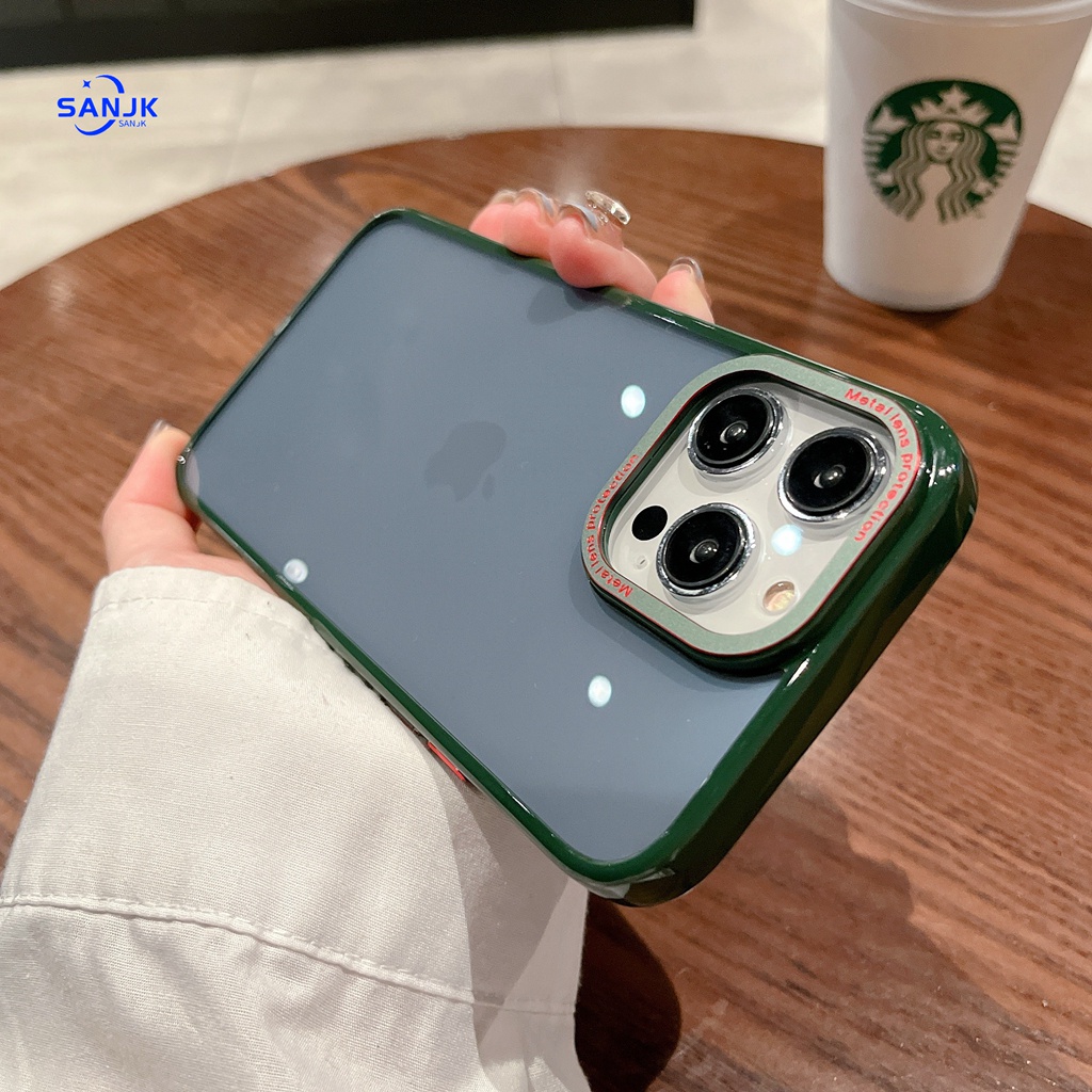 New ！！high quality Suitable for iPhone 14 anti fingerprint phone case iPhone 14 plus 12 13 14 Pro Max hard case metal camera+metal button phone case