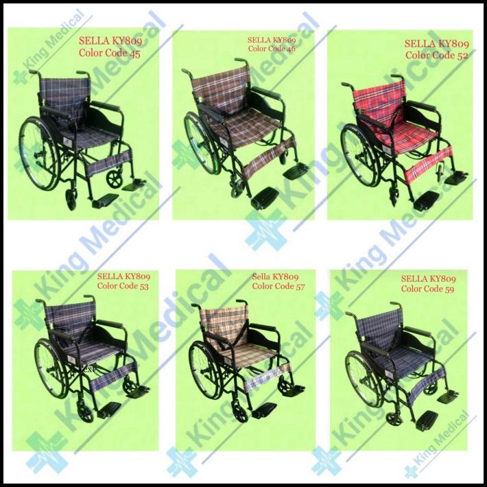 Kursi Roda Standard Sella/Kursi Roda Rumah Sakit