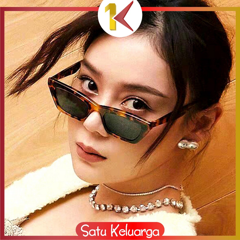 SK-C666 C668 Kacamata Cat Eye Fashion Korean Style Pria Wanita Retro / Kaca Mata Hitam Segitiga Unis