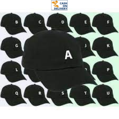 Topi Huruf / Topi Alphabet Bordir Timbul Laki Perempuan Remaja Dewasa Ring Besi Kualitas Premium