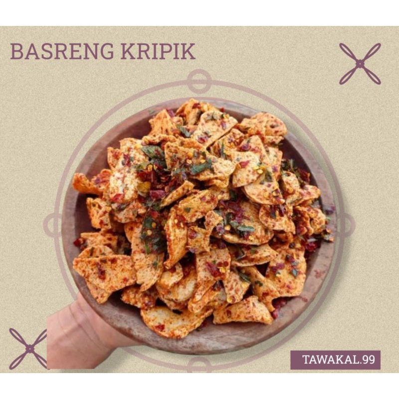 

Basreng Kripik Pedas Daun Jeruk 500gr