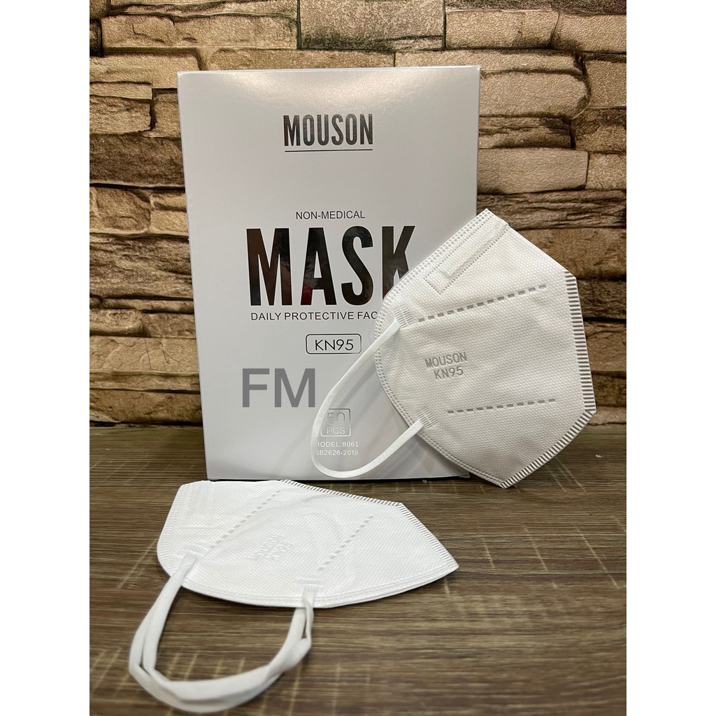 MASKER MOUSON MASK KN95 ORIGINAL ISI 50PCS