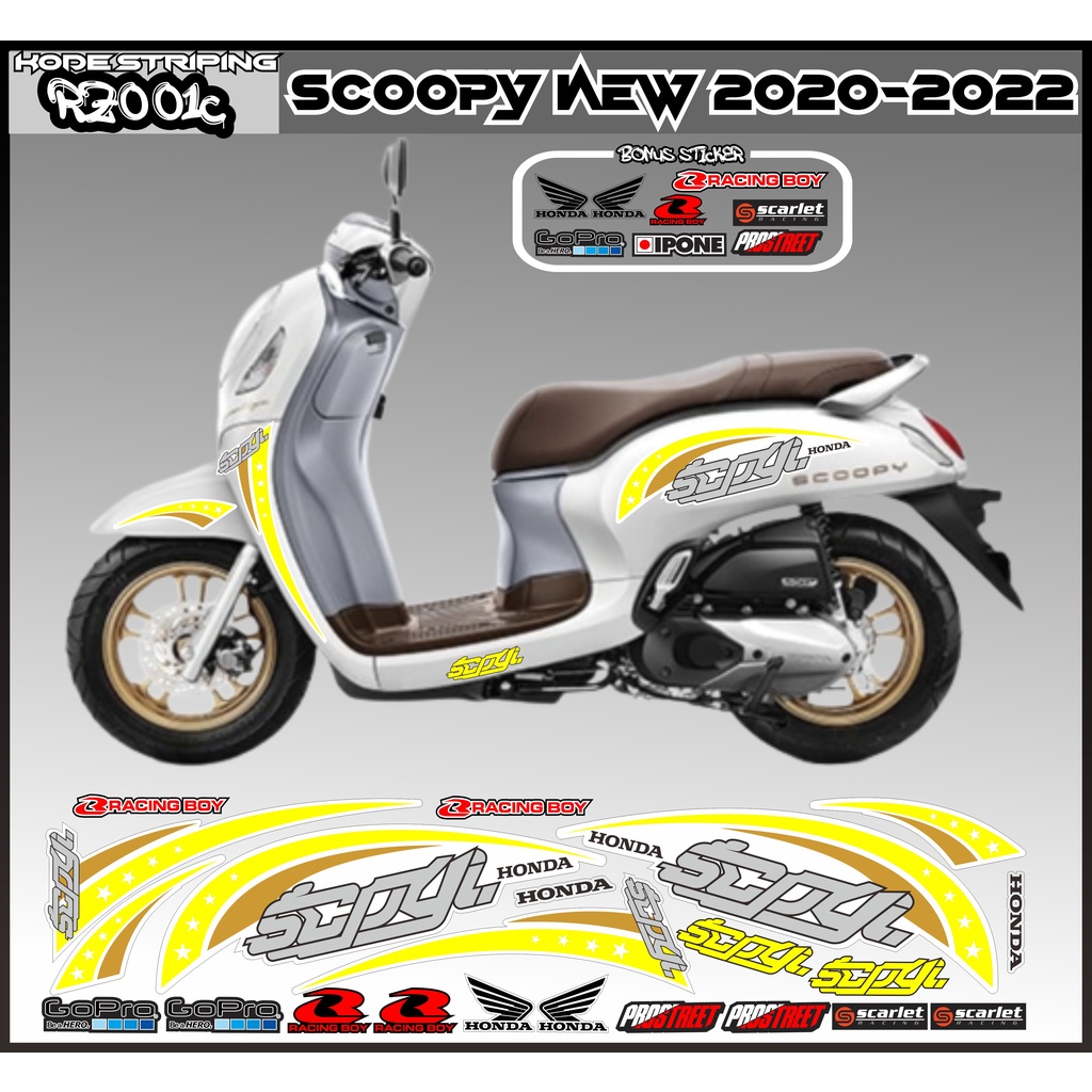 striping scoopy new 2020-2022 / decal scoopy new 2020-2022 / sticker scoopy new 2020-2022