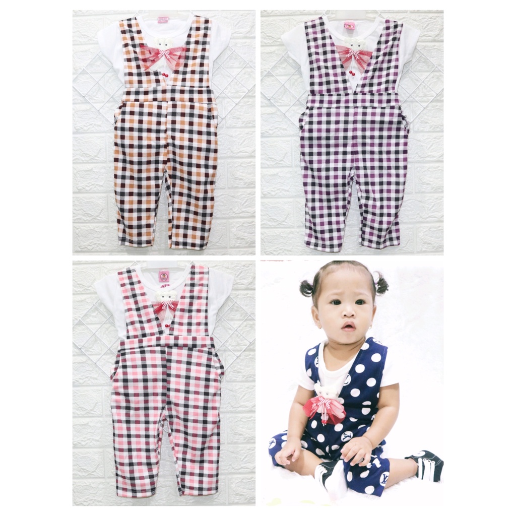 Setelan Baju Bayi Perempuan Usia 6 sampai 12 Bulan Baju Kodok Anak Perempuan Usia 1 sampai 2 Tahun S