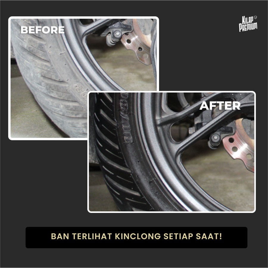 Kilap Premium Tire and Trim / Semir Ban Kulit Jeruk
