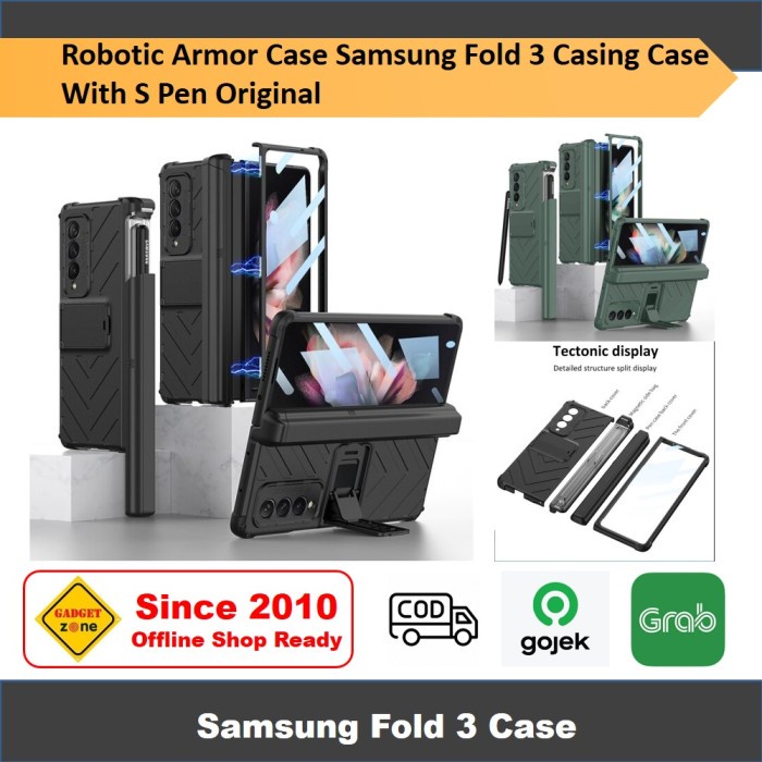 Jual Produk Terbaru Robotic Armor Case Samsung Fold 3 Casing Case With