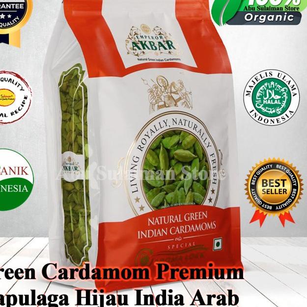 

Model Baru--Green Cardamom 100 gram / Kapulaga Hijau India Arab 100 gr