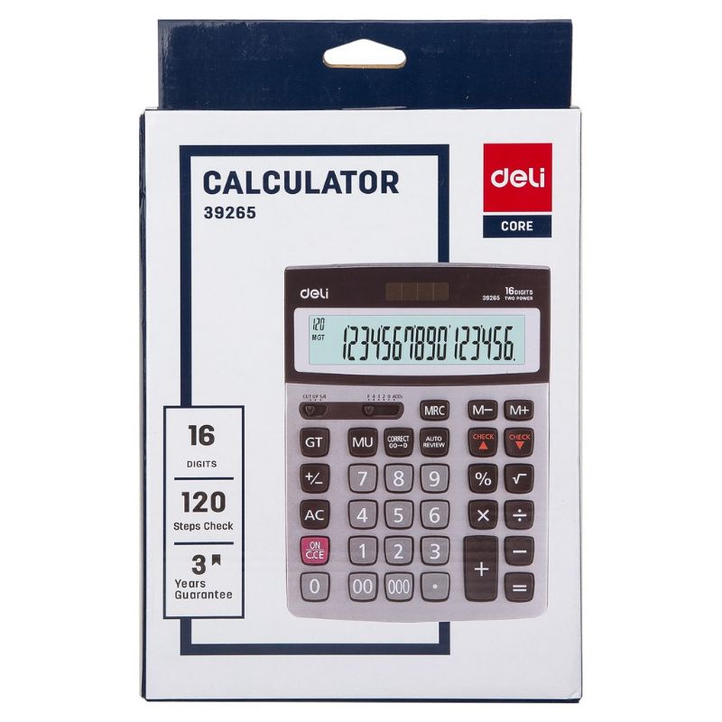 

Deli E39265 120-step Check Function Desktop Calculator