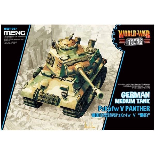 Meng World War Toon German Medium Tank PzKpfw V Panther