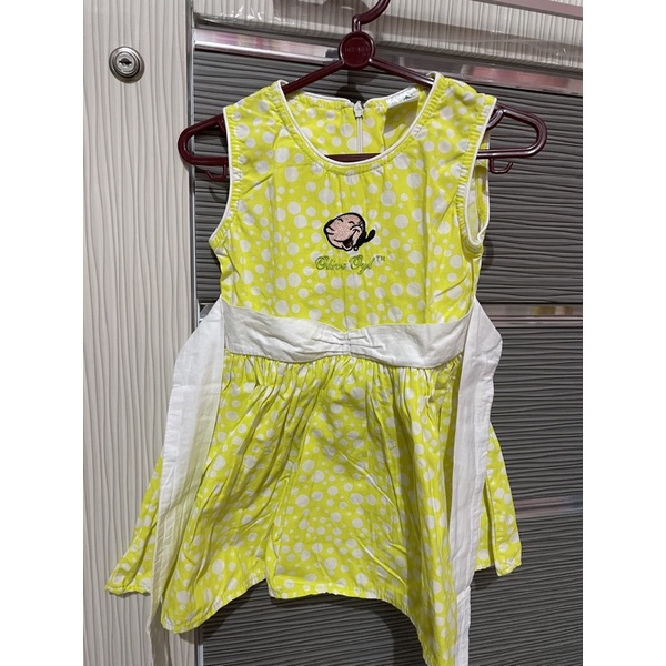 Dress Anak Perempuan Merk Baby Popeye Usia 9-12 bulan PRELOVED