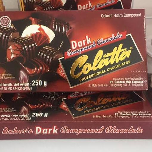 

Kode5m0La--Cokelat Colatta Dark Compound 250gr