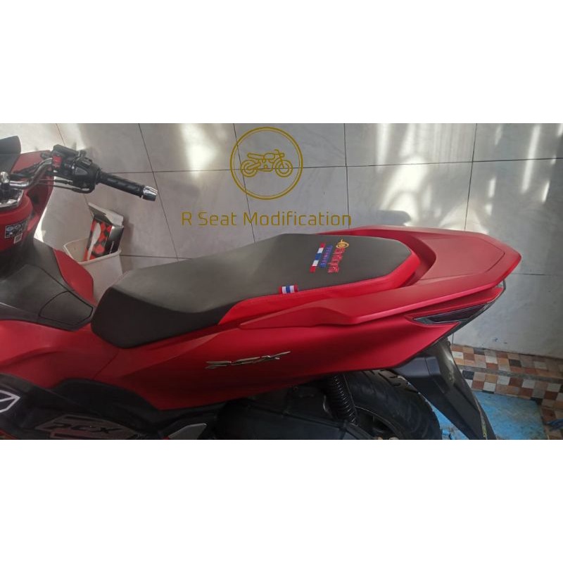 Jok pcx Itiriti thailand hitam merah # jok pcx 160 # jok pcx 150 # jok anti jinjit # jok kepras tula